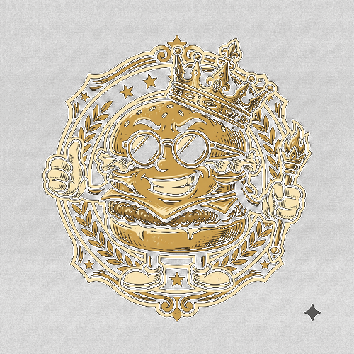 BKING crowned mascot